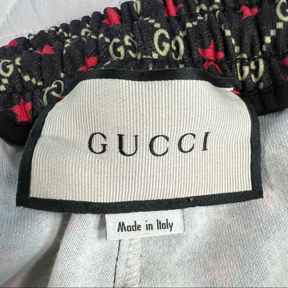 🛑SOLD🛑🎖GUCCI GG STAR PRINT TECHNICAL JERSEY PANTS🎖 - Picture 8 of 11